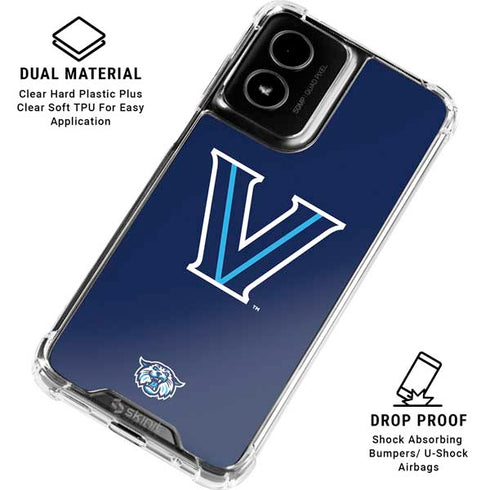 Villanova University V Moto G Power 5G (2024) Clear Case