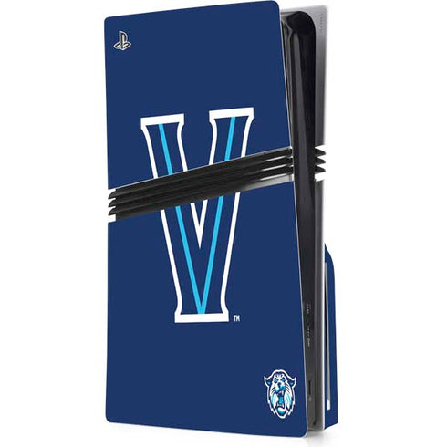 Villanova University V PS5 Pro Disk Console Skin