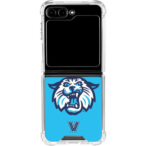 Villanova University Wildcats 1842 Galaxy Z Flip5 5G Clear Case