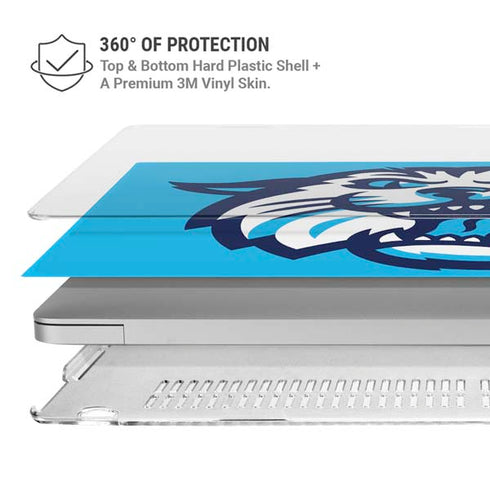Villanova University Wildcats 1842 MacBook Pro 16in (2021-25) Case plus Skin