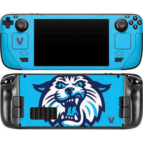 Villanova University Wildcats 1842 Steam Deck Handheld Gaming Computer OLED Skin