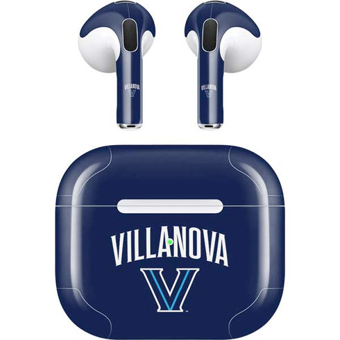 Villanova University Wildcats Black Apple AirPods (3rd Gen 2021) Skin