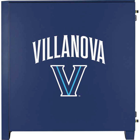 Villanova University Wildcats Black Corsair 4000D Tempered Glass Mid-Tower ATX Case Skin