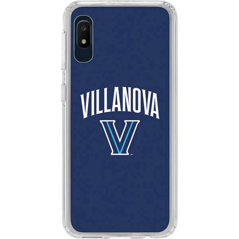 Villanova University Wildcats Black Galaxy A10e Clear Case