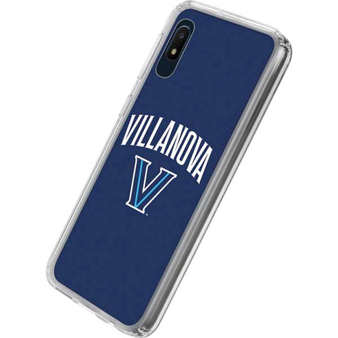 Villanova University Wildcats Black Galaxy A10e Clear Case