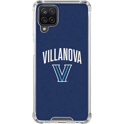 Villanova University Wildcats Black Galaxy A12 Clear Case