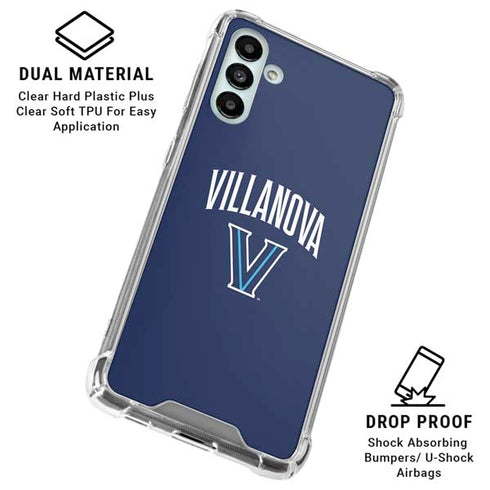 Villanova University Wildcats Black Galaxy A13 5G Clear Case