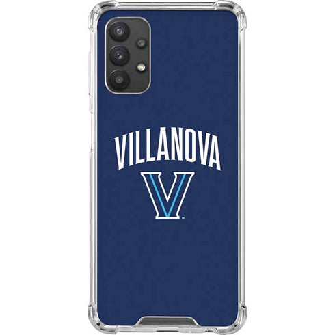 Villanova University Wildcats Black Galaxy A32 5G Clear Case