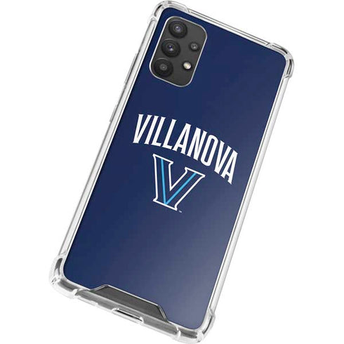 Villanova University Wildcats Black Galaxy A32 5G Clear Case