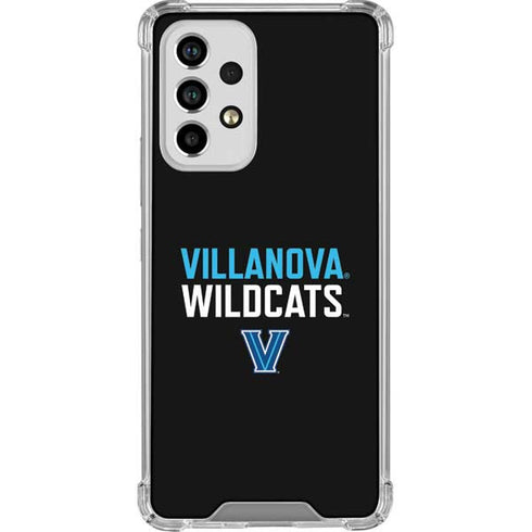 Villanova University Wildcats Black Galaxy A33 5G Clear Case