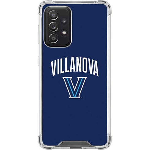 Villanova University Wildcats Black Galaxy A52 5G Clear Case