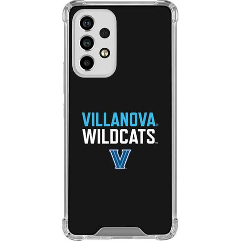 Villanova University Wildcats Black Galaxy A53 5G Clear Case