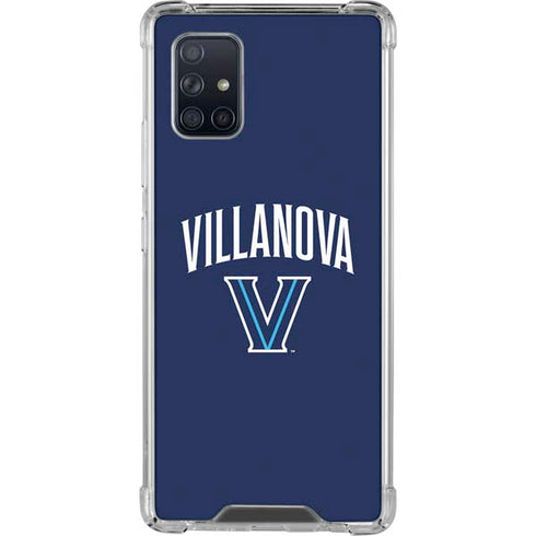 Villanova University Wildcats Black Galaxy A71 5G Clear Case