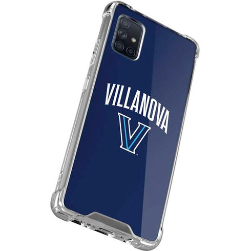 Villanova University Wildcats Black Galaxy A71 5G Clear Case