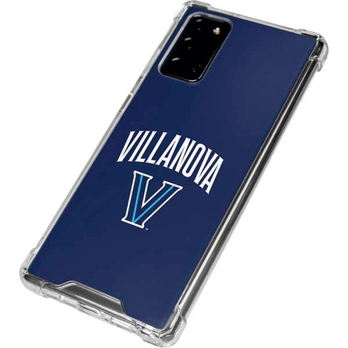 Villanova University Wildcats Black Galaxy Note20 5G Clear Case