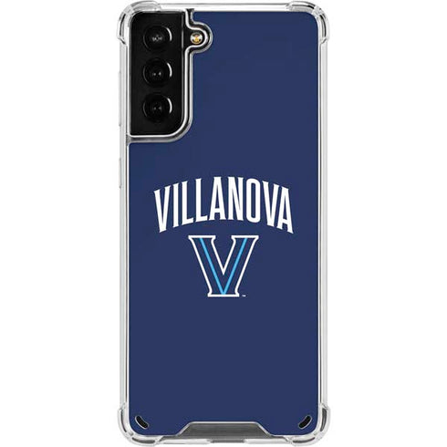 Villanova University Wildcats Black Galaxy S21 Plus 5G Clear Case
