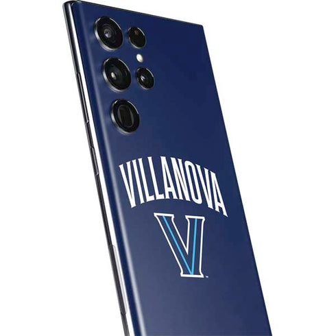 Villanova University Wildcats Black Galaxy S22 Ultra Skin