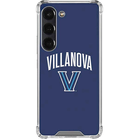 Villanova University Wildcats Black Galaxy S23 Clear Case