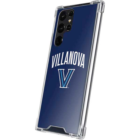 Villanova University Wildcats Black Galaxy S23 Ultra Clear Case