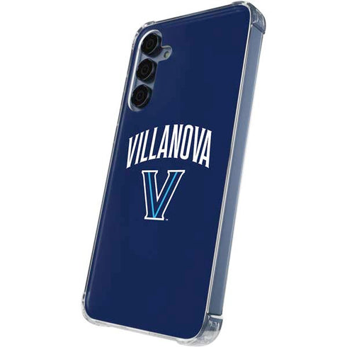 Villanova University Wildcats Black Galaxy S24 Clear Case
