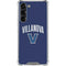 Villanova University Wildcats Black Galaxy S24 FE Clear Case