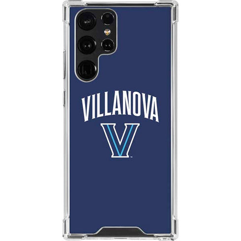 Villanova University Wildcats Black Galaxy S24 Ultra Clear Case