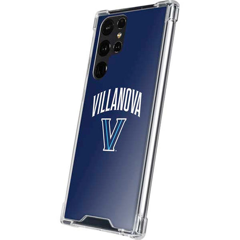 Villanova University Wildcats Black Galaxy S24 Ultra Clear Case