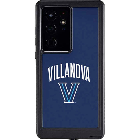 Villanova University Wildcats Black Galaxy S24 Ultra Waterproof Case