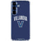 Villanova University Wildcats Black Galaxy S25 Clear Case