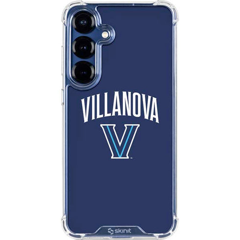 Villanova University Wildcats Black Galaxy S25 Plus Clear Case