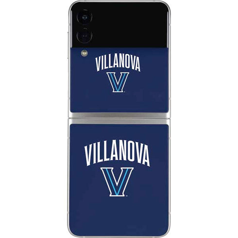 Villanova University Wildcats Black Galaxy Z Flip3 5G Skin