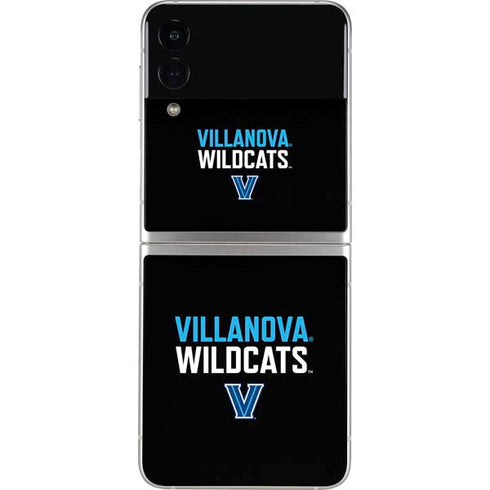 Villanova University Wildcats Black Galaxy Z Flip4 5G Skin