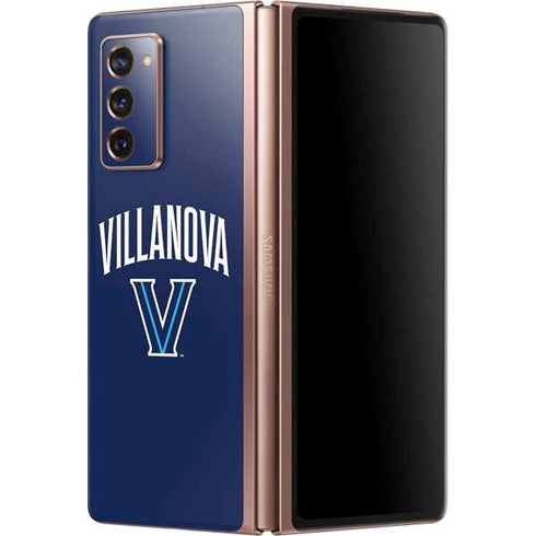 Villanova University Wildcats Black Galaxy Z Fold2 5G Skin