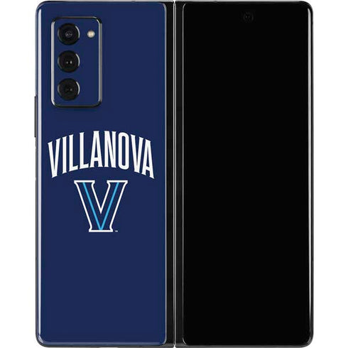 Villanova University Wildcats Black Galaxy Z Fold2 5G Skin