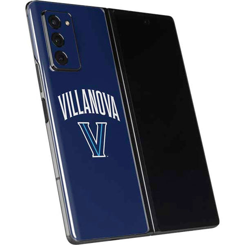 Villanova University Wildcats Black Galaxy Z Fold2 5G Skin