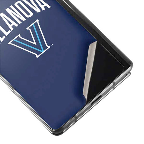 Villanova University Wildcats Black Galaxy Z Fold2 5G Skin