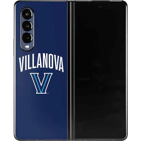 Villanova University Wildcats Black Galaxy Z Fold3 5G Skin