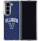 Villanova University Wildcats Black Galaxy Z Fold5 5G Clear Case