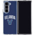 Villanova University Wildcats Black Galaxy Z Fold5 5G Clear Case