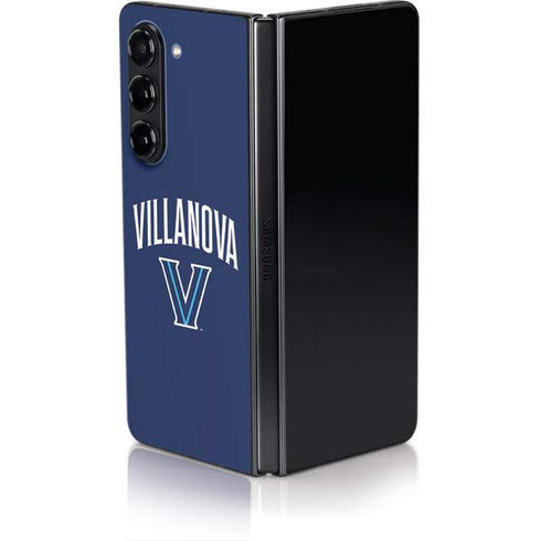 Villanova University Wildcats Black Galaxy Z Fold5 5G Skin