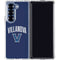 Villanova University Wildcats Black Galaxy Z Fold6 Clear Case