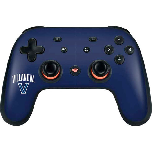 Villanova University Wildcats Black Google Stadia Controller Skin