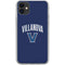 Villanova University Wildcats Black iPhone 11 Clear Case