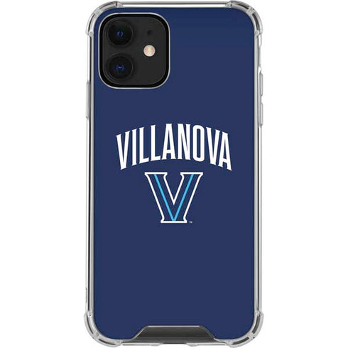 Villanova University Wildcats Black iPhone 12 Clear Case