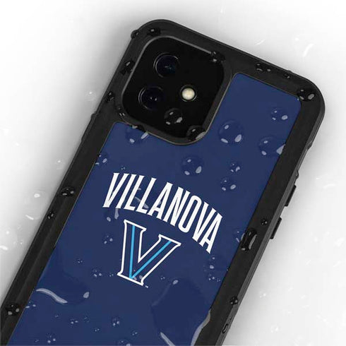 Villanova University Wildcats Black iPhone 12 Mini Waterproof Case