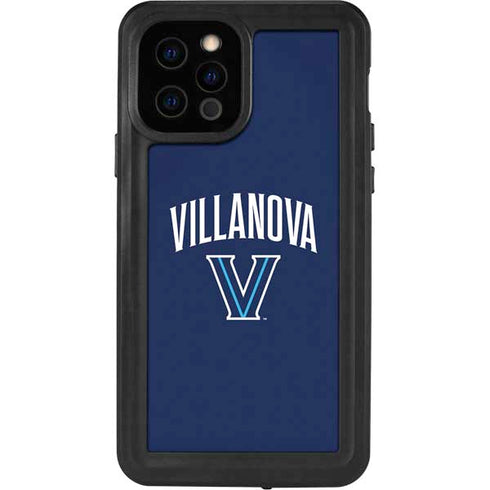 Villanova University Wildcats Black iPhone 12 Pro Waterproof Case