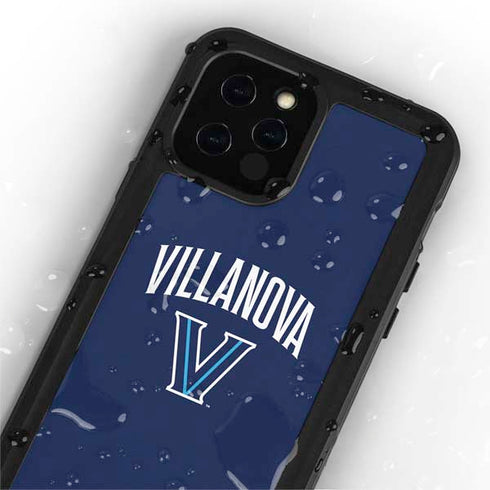 Villanova University Wildcats Black iPhone 12 Pro Waterproof Case