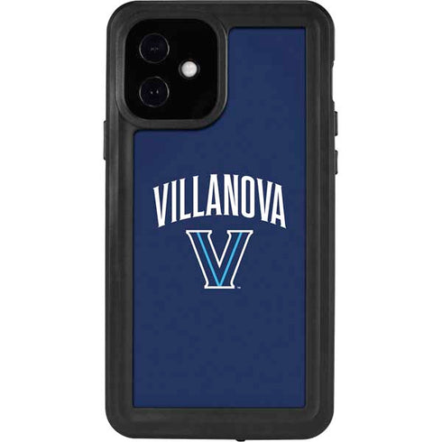 Villanova University Wildcats Black iPhone 12 Waterproof Case