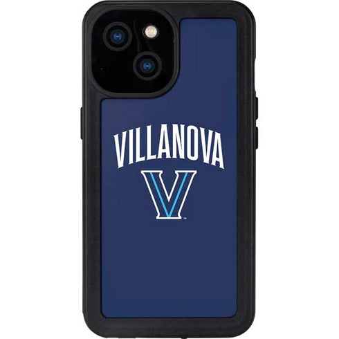 Villanova University Wildcats Black iPhone 13 Mini Waterproof Case
