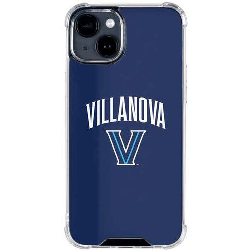 Villanova University Wildcats Black iPhone 14 Clear Case